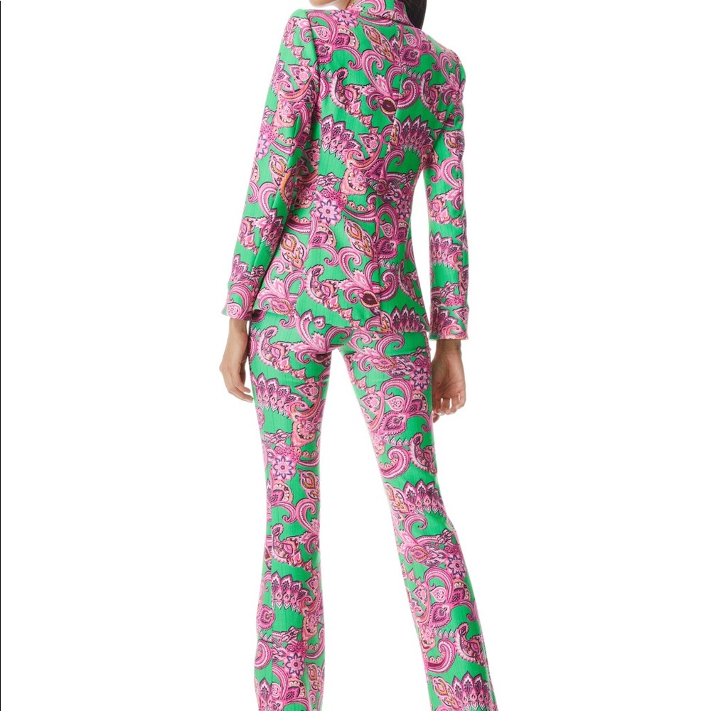 Alice and Olivia pink and green paisley blazer For blazer only !!!!! - Picture 4 of 4